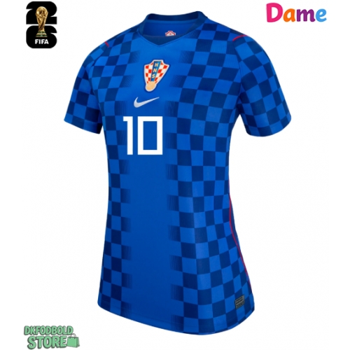 Kroatien Luka Modric #10 Replika Udebanetrøje Dame VM 2026 Kortærmet